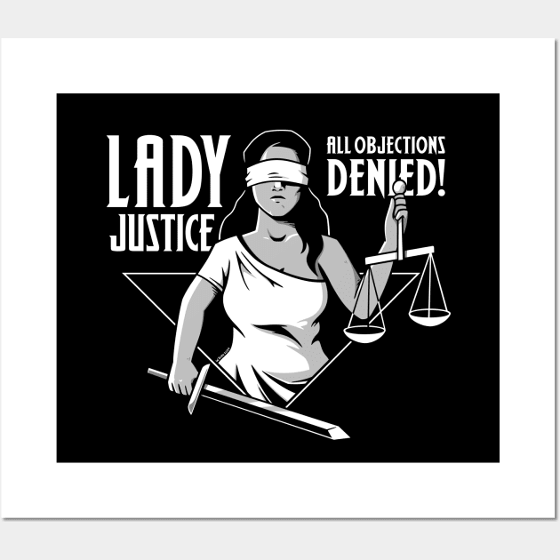 Lady Justice Wall Art by wloem